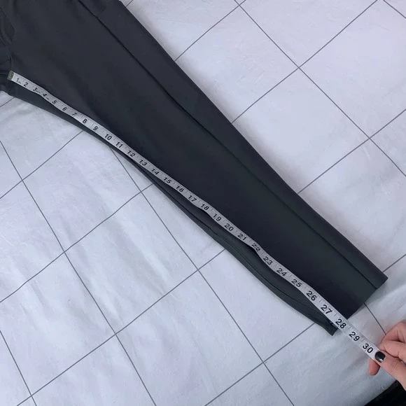 ✨[Athleta] Gray Stellar Trouser Ankle Zipper Size 4 Style 351310 - Picture 9 of 10